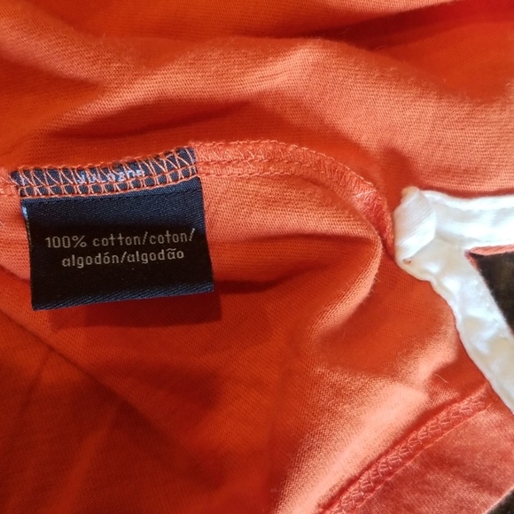 Soft lightweight orange polo shirt Calvin Klein - Picture 6 of 8